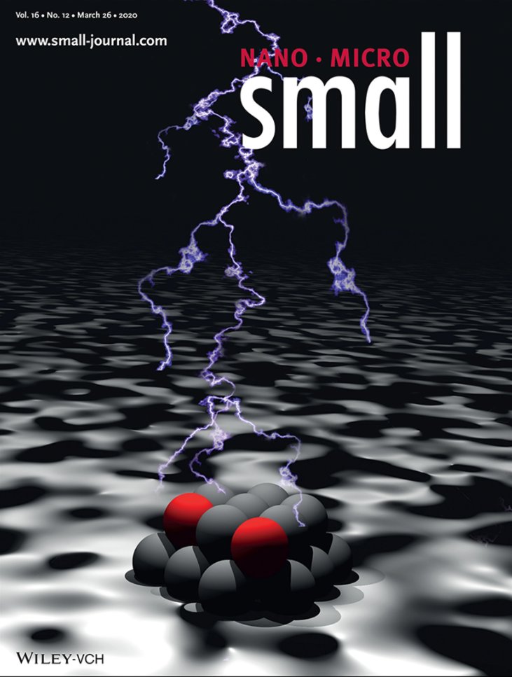 Check out this awesome cover art we did for Small!  Some great collaborative work from Hugo Hartl, Ken Ostrikov, @AOMullane_EChem, and Nunzio  Motta. @QUTmaterials @QUTSciEng @IFE_QUT 

onlinelibrary.wiley.com/doi/abs/10.100…