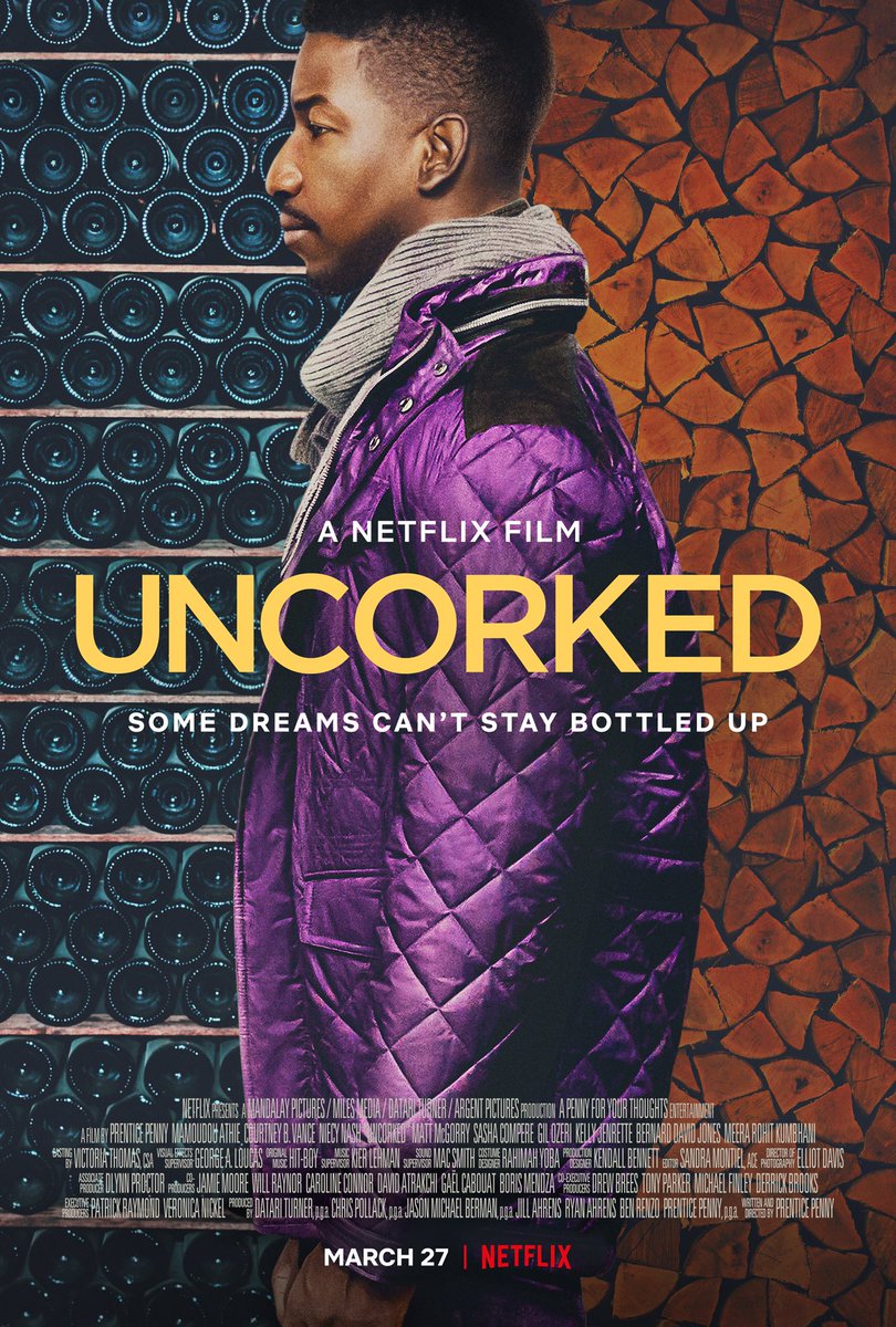 weeklywineshow's tweet photo. Just finished #UncorkedMovie  on @netflix Such a great film! https://t.co/GjzDpPvxSE