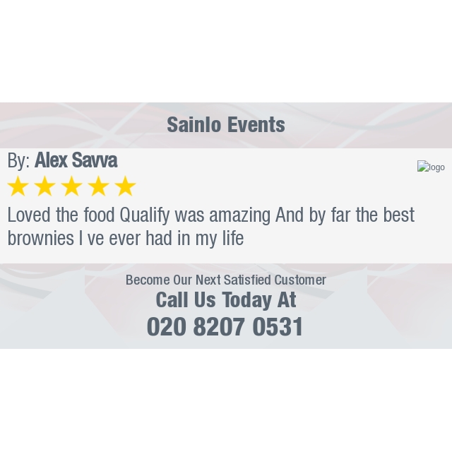 5 Star: Alex S. "Loved the food  Qualify was amazing  And by far the best brownies I    ve ever had in my life" bit.ly/2pHycoE