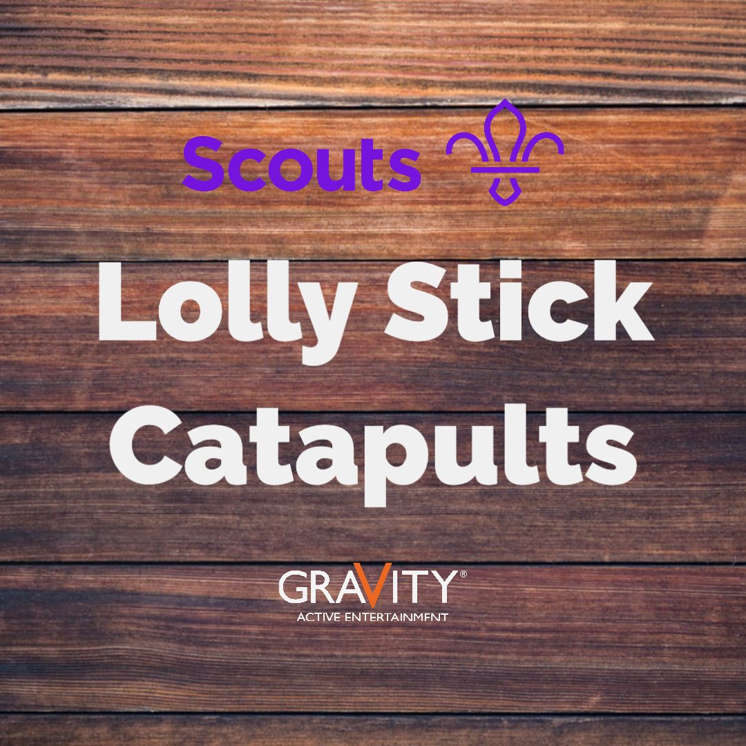Have you got any leftover lollypop sticks from the sneaky treats you've been giving your little ones? ☀️

If so, why not try making a Lolly Stick Catapult! Our Partners <a href="/worldscouting/">World Scouting</a>  will show you how 👉🏻bit.ly/2vRtWs4

#tag us in your finished photos 💜🧡