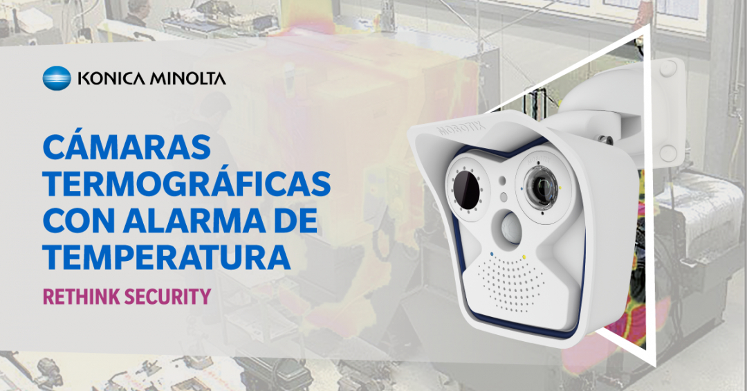 ¿Preocupado por tus visitantes y empleados? Con las #CámarasTermográficas #Mobotix detectarás automáticamente los cambios de #temperatura y recibirás un aviso en el ordenador para poder actuar discretamente. Más información ➜ swki.me/rlNyZzvV
