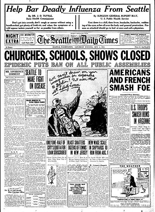 Nearly 100 years ago towards the end of the first world war, there was a pandemic called the Spanish flu, it was 100 times worse than covid-19 and killed 50 million.