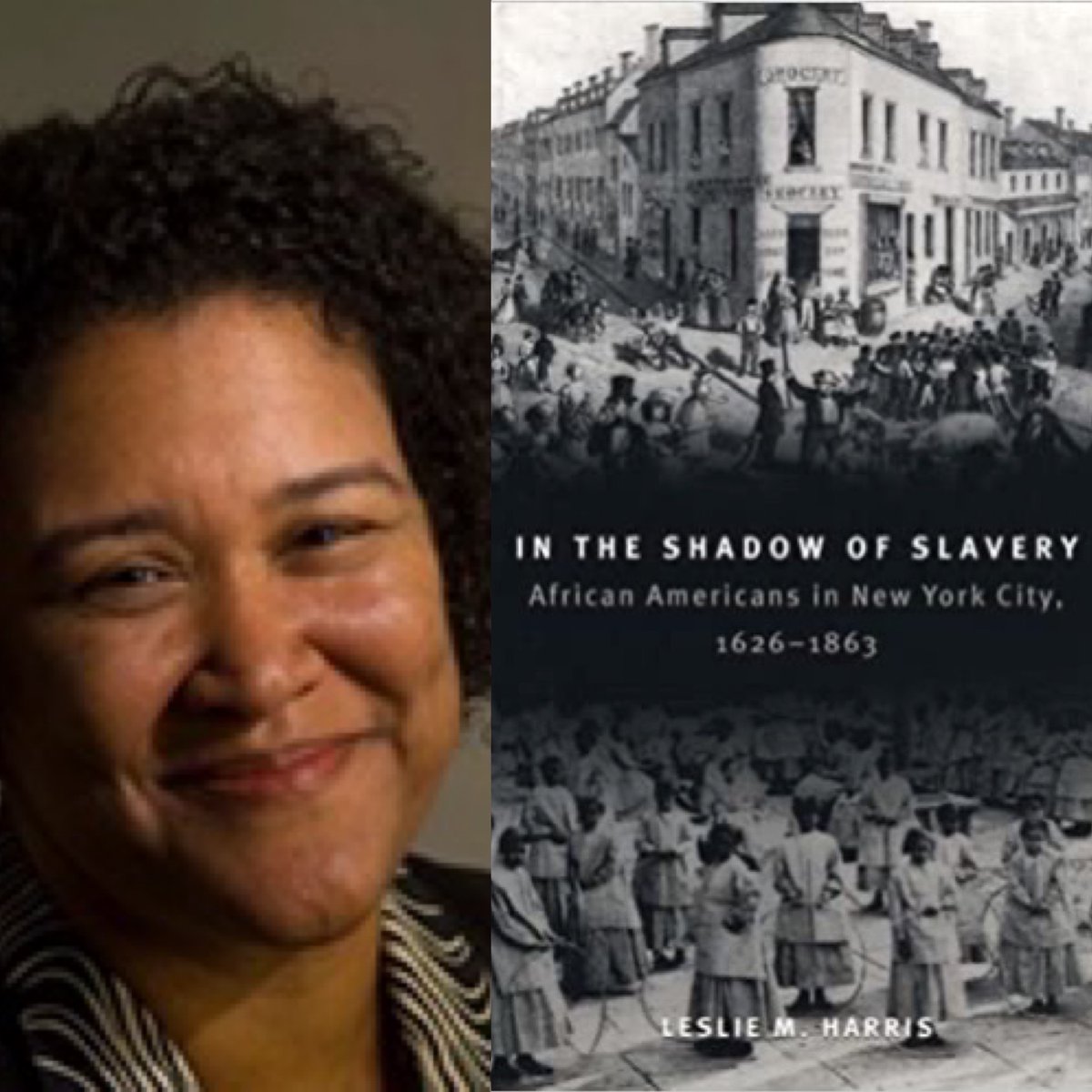 araujohistorian's tweet photo. #BOOK28 @ProfLMH's In the Shadow of Slavery: African Americans in New York: "...African Americans who sought their freedom by siding with the occupying British during the war were considered traitors." #WomensHistoryMonth #slaverarchive https://t.co/Hj7Tywe5MR
