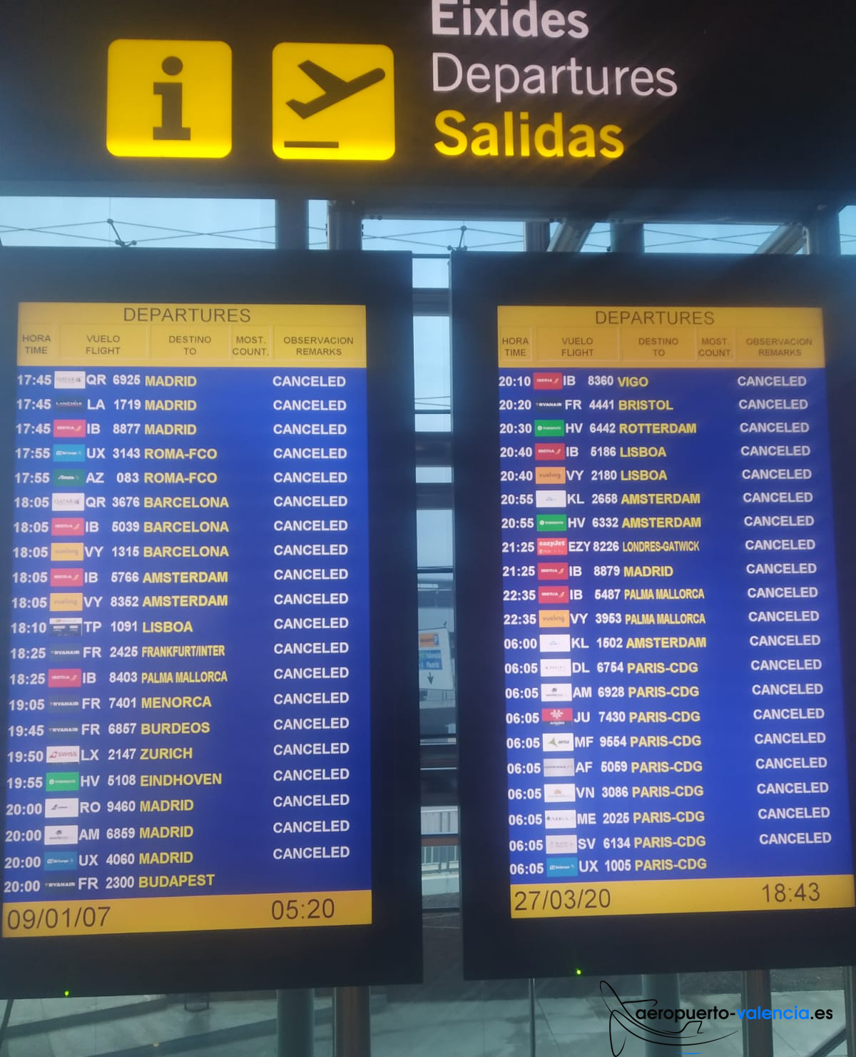 Aeropuerto Valencia on Twitter 