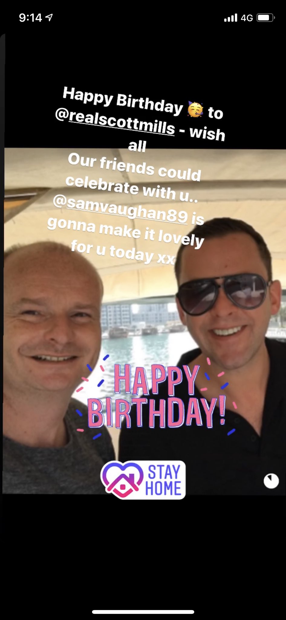 Happy Birthday wish we we re all together to celebrate today  