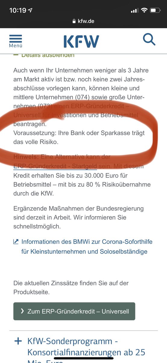 Bmwi Bund على تويتر Auch Unternehmen Die Weniger Als 3 Jahre Am Markt Sind Konnen Erp Grunderkredit Erhalten Schauen Sie Hier T Co Nmg9twg5yc Unter Dem Reiter Kfw Kredit Fur Junge Unternehmen Die Weniger Als 5
