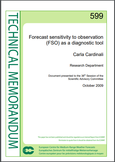 UModigliani's tweet image. Want to know more about the use of Forecast Sensitivity to Observation (FSO) technique as a diagnostic tool? Read @ECMWF #ECMWFTechmemo ecmwf.int/en/elibrary/85…