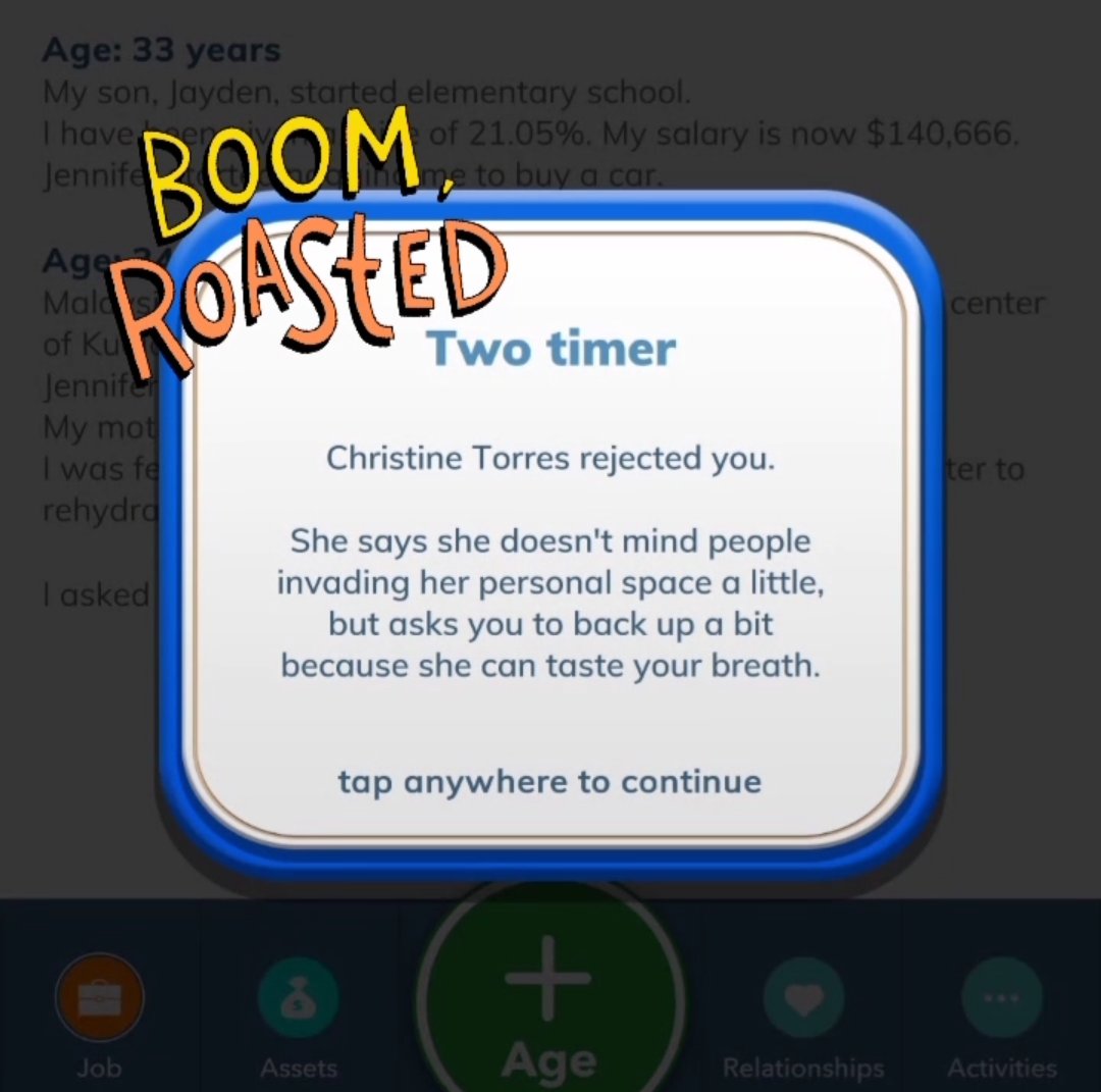 PurpleBitLife's tweet photo. ROOOAAASSSTTTEEEDDD #Android #BitLife #BitLifeAndroid #BitLife4Life #BitLifeGame #Roasted #BoomRoasted https://t.co/mZEWB886oh