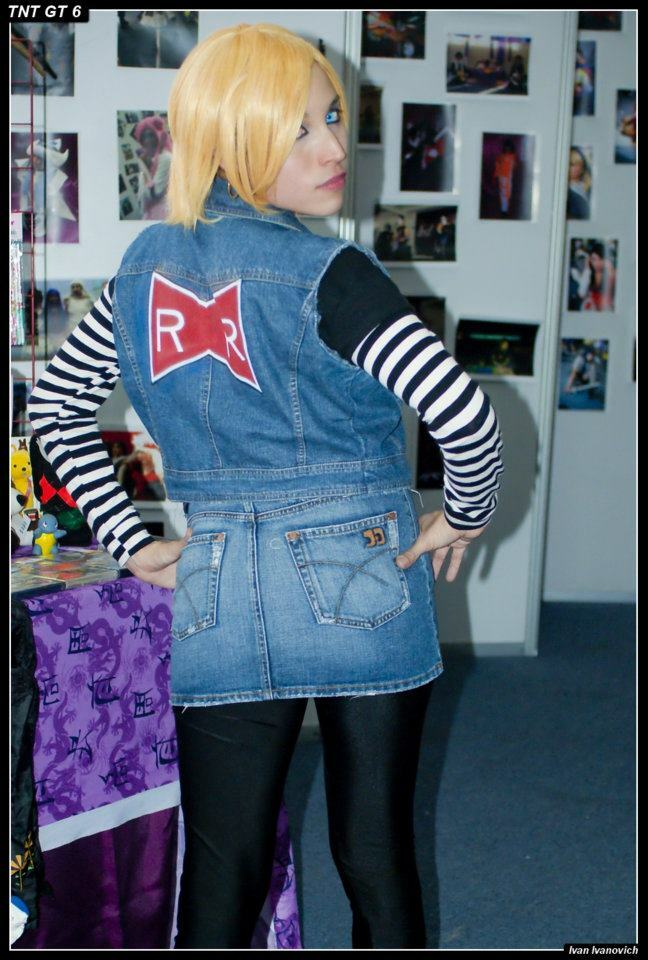 Android 18 Lazuli ラズリ C18 人造人間18号 Cosplay コスプレ tweet media
