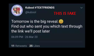 kuboolapp's tweet photo. It has come to our notice that many people are widely sharing this screenshot. Please note that this is completely fake and we are trying to find out from where did it came.
Neither we will ever disclose any info, nor will be able to, bounded by our policies. https://t.co/paAxpkrfxn