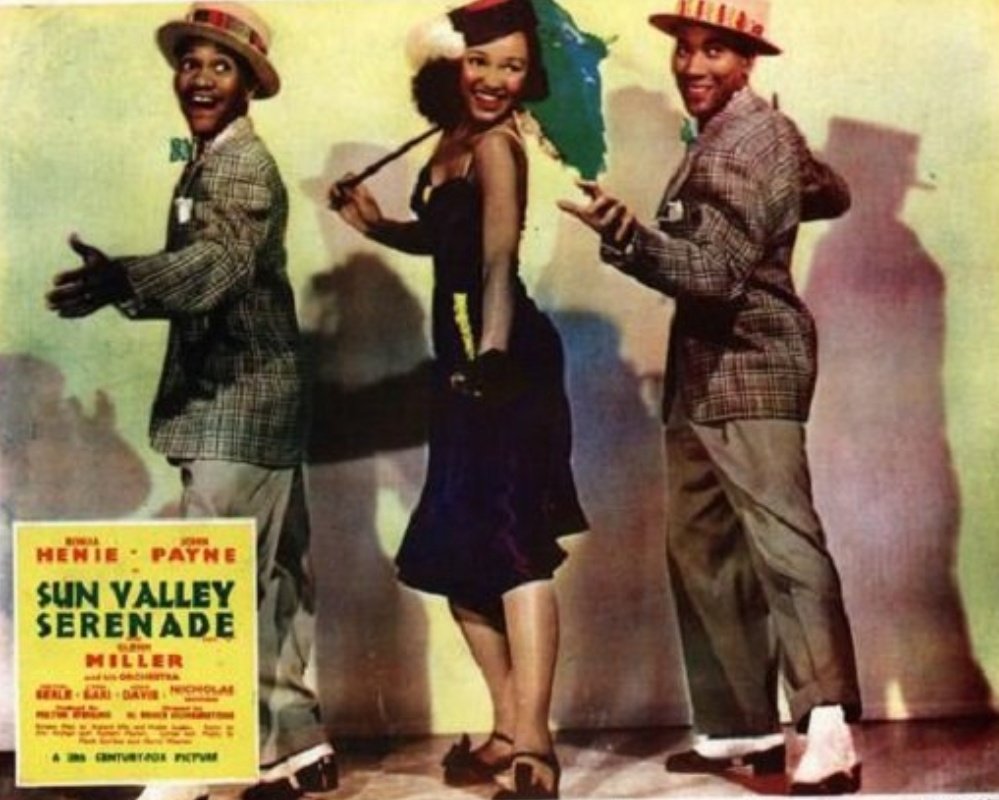 MichaelTroyan1's tweet photo. A 20th Century Fox appreciation tweet for #BOTD Harold Nicholas. For those unsurpassed musical achievements with brother Fayard, particularly "Chattanooga Choo-Choo" for which he convinced Fox to debut another Fox legend (and his future wife) Dorothy Dandridge. #FoxAtItsBest https://t.co/DYRZmyAR2F
