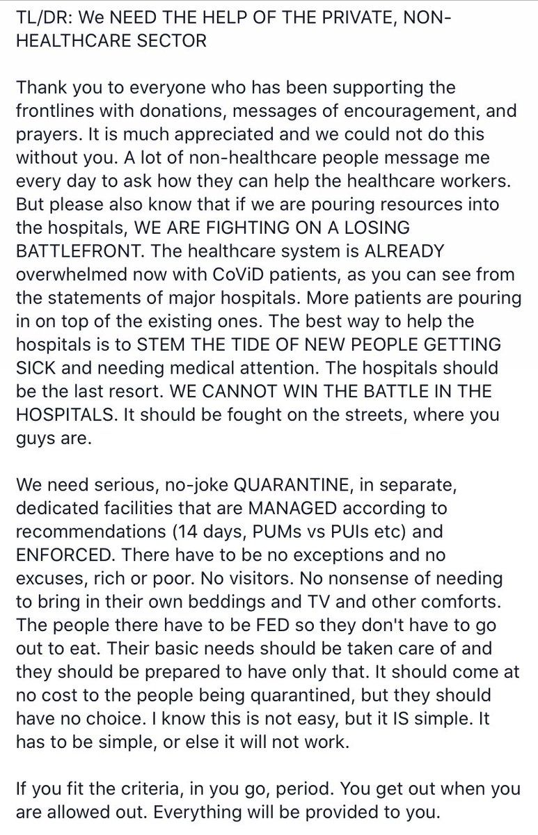 DavidInglesTV's tweet photo. Posted by a friend of mine. He’s a front liner where the healthcare system is already overwhelmed. 

Here’s the request and how the rest of us can help. Less than 2 minute read. 

Spread the word.

#COVID19 https://t.co/jIe3UEsweH