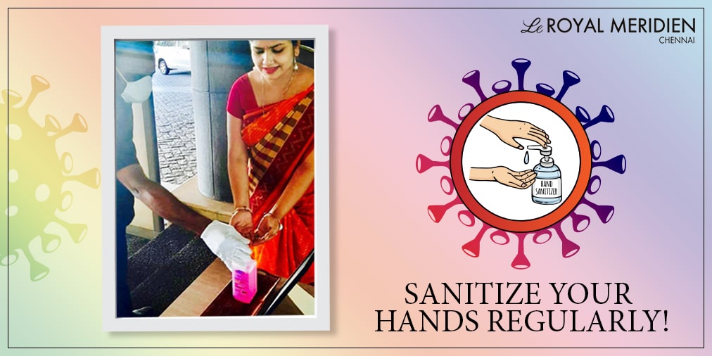 LRMCGST's tweet photo. A simple precaution to combat coronavirus is to wash your hands regularly with soap &amp; hand washes for at least 20 seconds. Hand Sanitizers and washes have been placed as a precautionary measure at important junctures like entrance, reception, and lobby across the hotel premises https://t.co/KoATYDTaOO