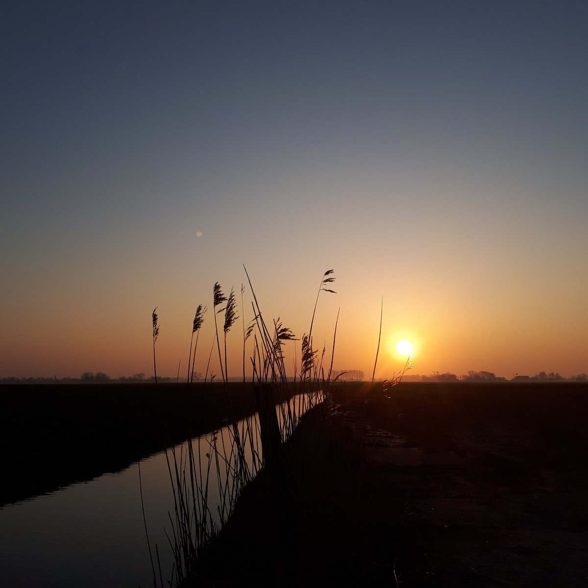 Goedemorgen #mooigrunn #winsum #nofilter #zonsopkomst