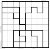 MathsCirclesOz's tweet photo. Ready for a Star Battle challenge? 
.
.
Each region, row and column contains 1 star. Stars can´t be adjacent or diagonal to each other. 
.
.
Find this, and more game boards, at:
https://t.co/AOUnuMvd2e

#aussied #mtbos #mtcoz #iteachmath #puzzle #mathgames https://t.co/byyk84x6TA