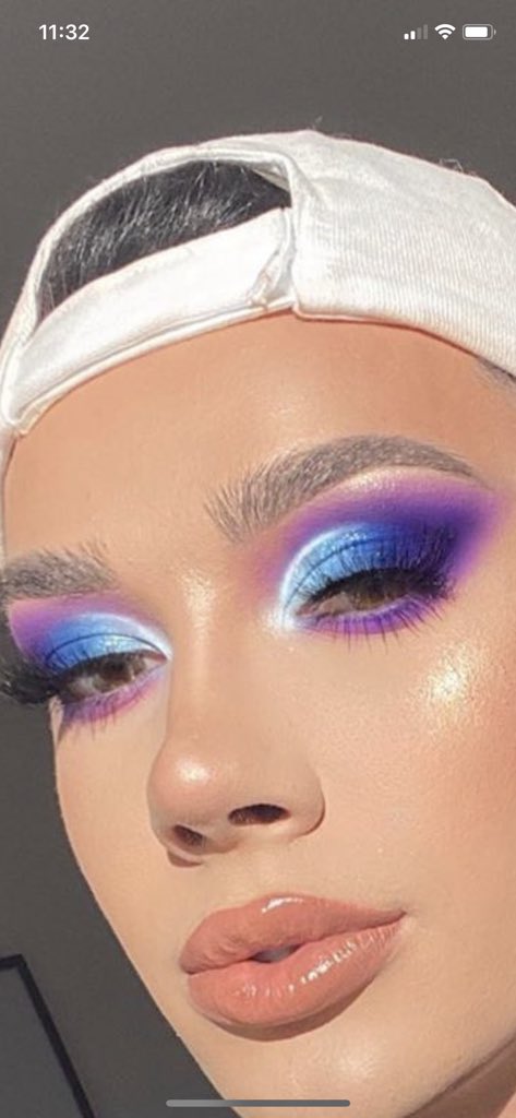 carrilloalanis's tweet photo. Makeup look inspired by the one and only @jamescharles 💜🥰 https://t.co/fL38763H2N