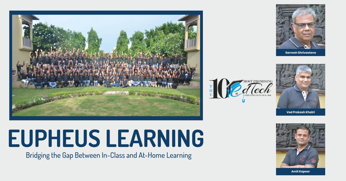 theknowledgerv's tweet image. #SarveshShrivastava MD @Eupheuslearning
Eupheus notonly bridges the gap between #inclasslearning & #homelearningg by seamlessly integrating both but also ignite curiosity in #younglearners’ minds with curriculum specially curated with #educationalofferings
bit.ly/3bvoMBf