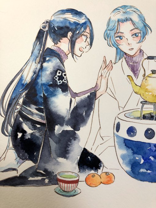 水彩画 極彩の家 びっけ 極彩7巻 エイラ3巻発売中 のイラスト 水彩画 極彩の家 びっけ 極彩7巻 エイラ3巻発売中 のイラスト