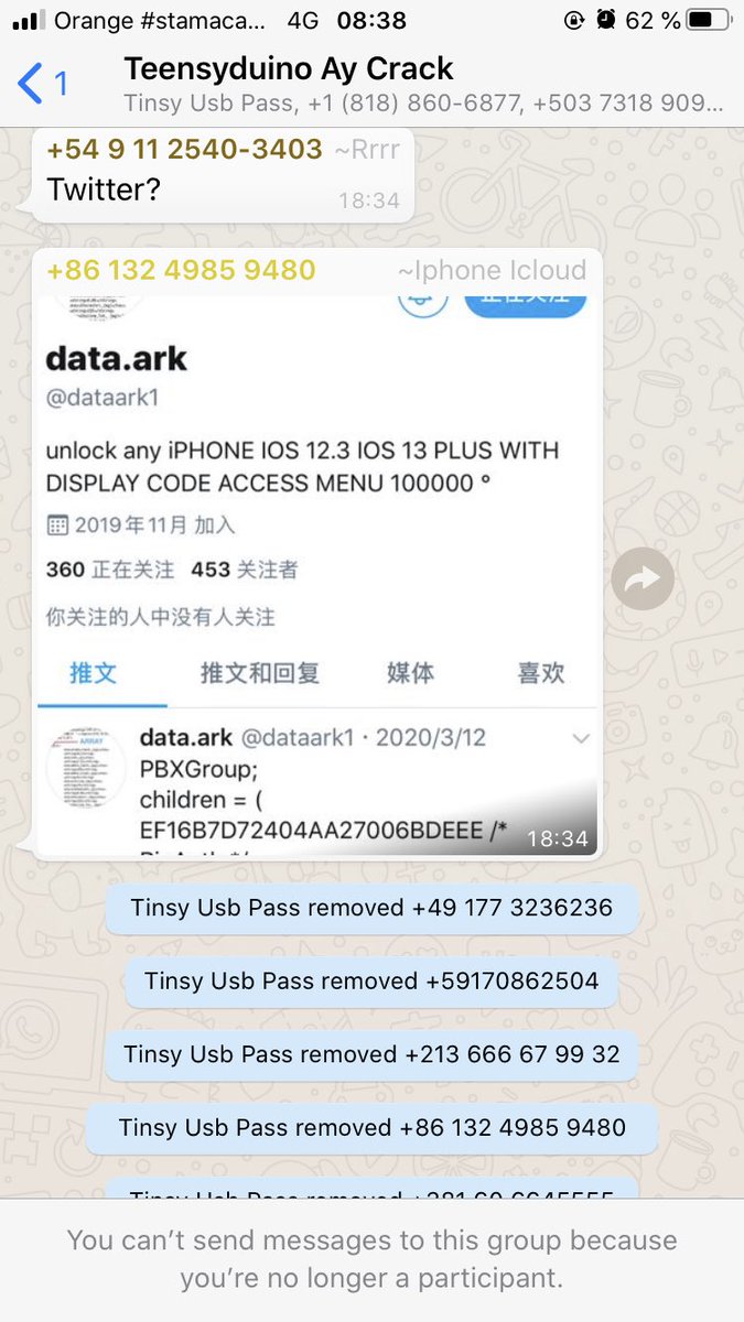 crisdeveloperro's tweet photo. @dataark1 Who want to be scammed, to pay him
He made a whatsapp group and joined me there because i asked him about product...after few days another personal postez he got scammed.
Immediately he(scammer) removes me from group and other people without any reason.
So this is a scammer 100% https://t.co/x0qyR28dGw