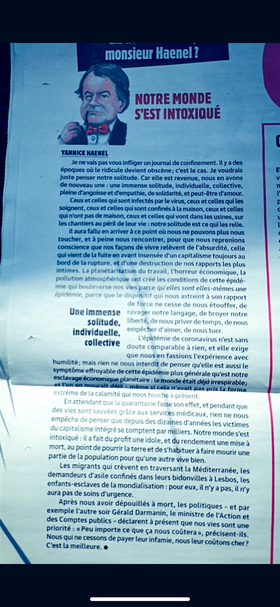 Arnaud Jamin On Twitter La Planetarisation Du Travail L Horreur Economique La Pollution Atmospherique Ont Cree Les Conditions De Cette Epidemie Qui Bouleverse Nos Vies Parce Qu Elles Sont Elles Memes Une Epidemie