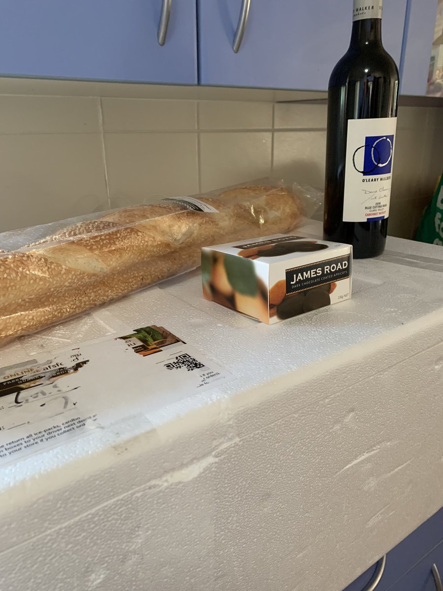 FreerMary's tweet image. Virtual Dinner Party - my darling friend just delivered all the food and wine to my doorstep for our Zoom dinner party tonight. So wonderful ! #virtualdinner