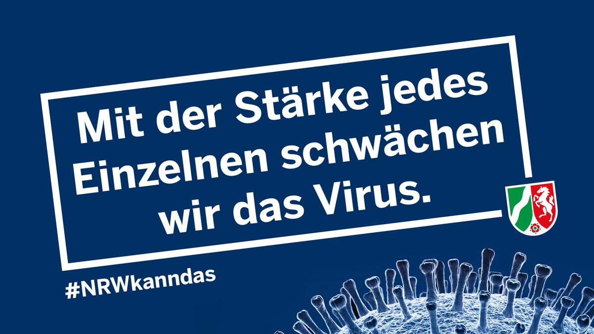 landnrw's tweet photo. Stark ist jetzt jeder, der sich an die Regeln hält, um andere zu schützen. Jeder Einzelne kann helfen das #CoronaVirus zu bekämpfen. #NRWkanndas https://t.co/42TyVIo2Ks