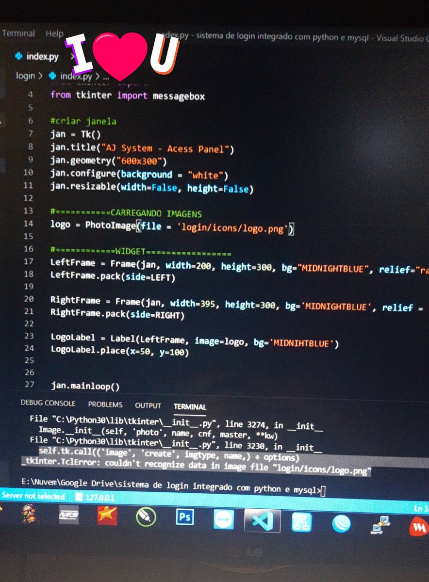 Adriano_Jr182's tweet image. Enquanto isso na quarentena, a gente estuda né...

#Python3 #mysql #sqlite3
#DBA #mikrotik #UbuntuServer #VScode #NoobDeveloper