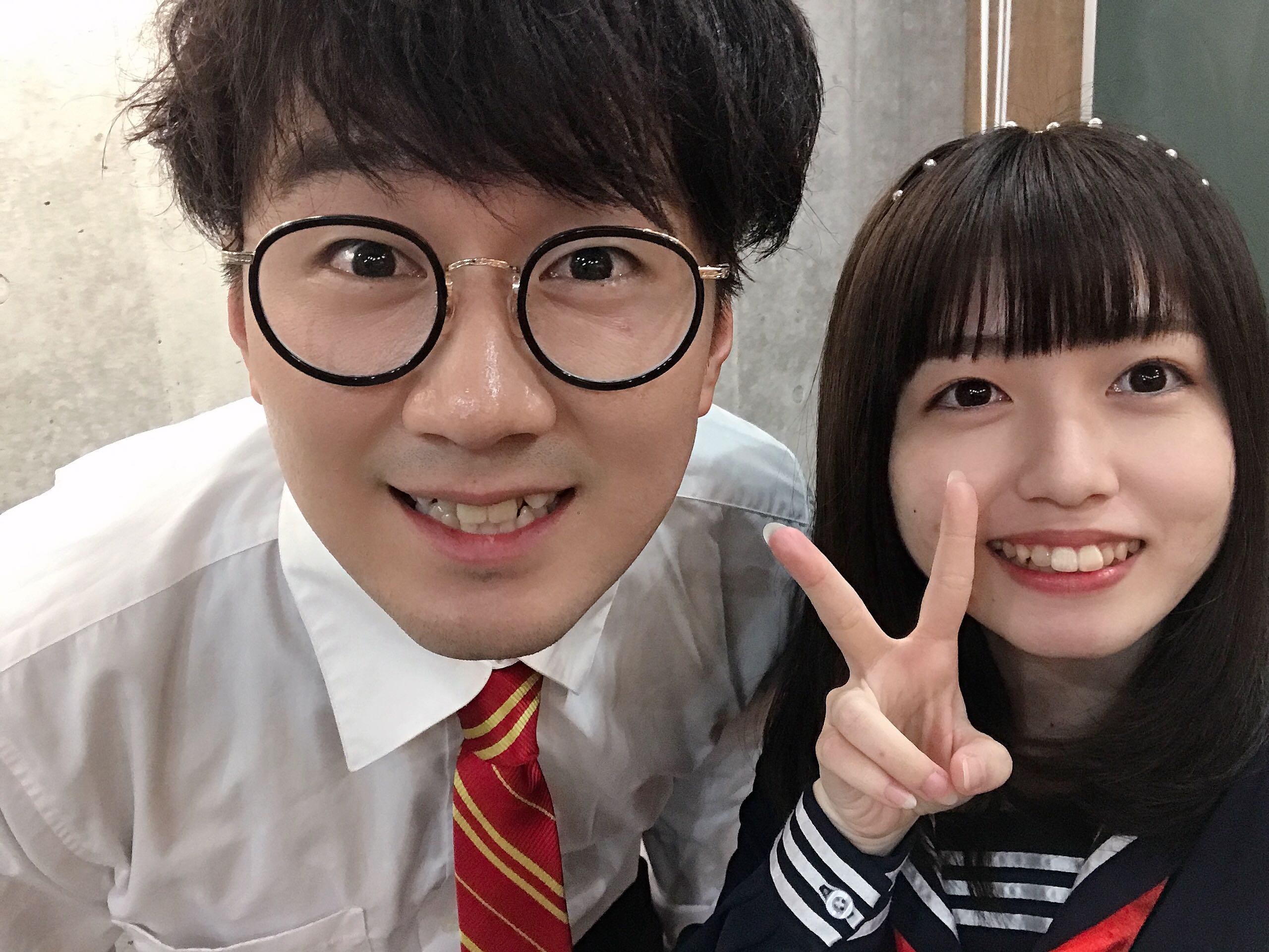 よっち ボンボンtv どみちゃんと顔の大きさ違いすぎて笑ったwww これから楽しくなりそうだ T Co ieotijw2 Twitter