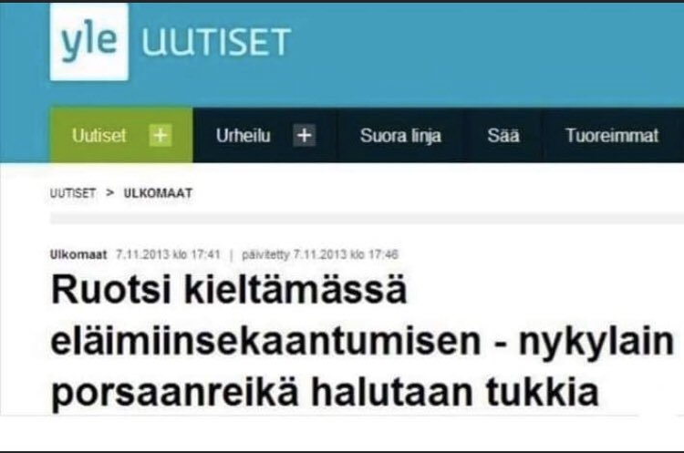 Joskus pelkkä otsikko riittää.