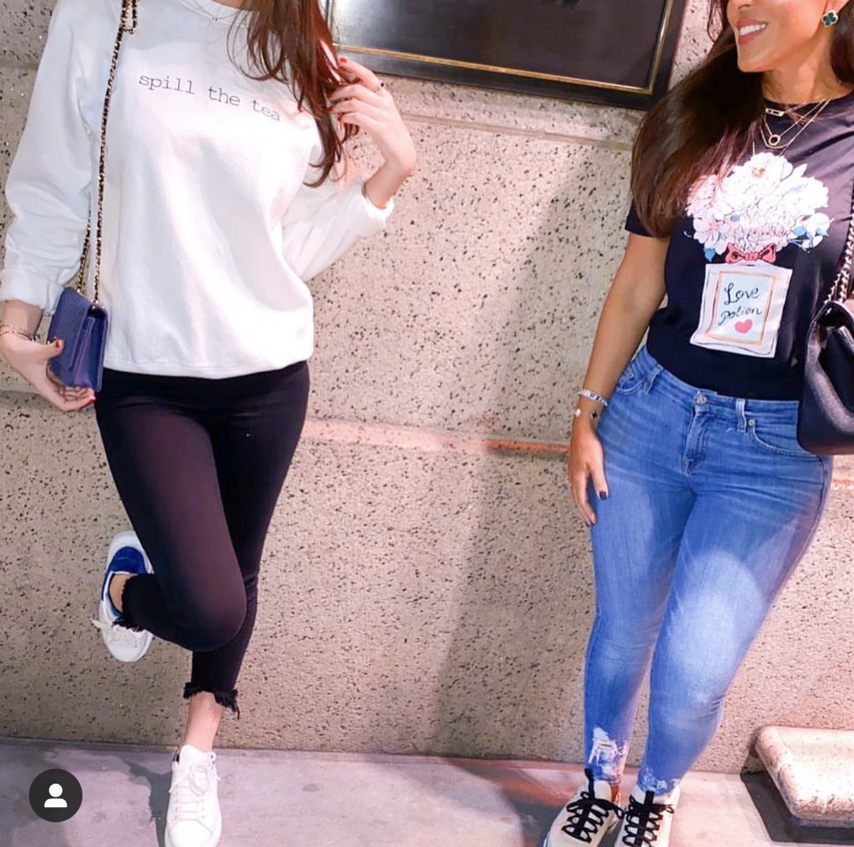 SaltbyCC's tweet image. In different times - when we were free to hang out together - wearing our Spill the Tea sweatshirt  and Love Potion T-shirt. #happysaturday #IsolationLife #CoronaLockdown #StayAtHomeAndStaySafe