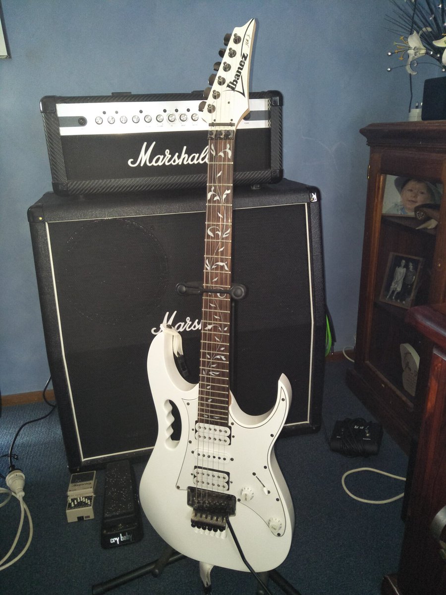 PybusMatty's tweet image. My go to rig for composing new material,noticed you're an ibanez man just wondering what you're running?  @GodPunch2