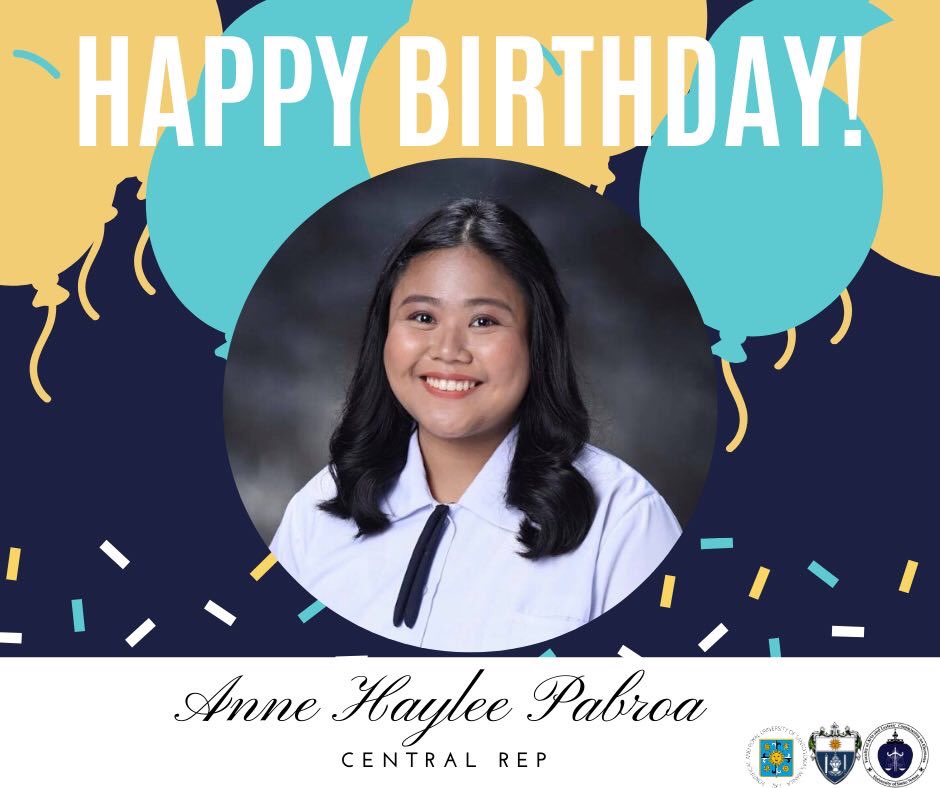 Warmest birthday greetings to our Central Representative, Haylee Pabroa. We wish for you to obtain nothing but a life of pure happiness, safety, and success.
