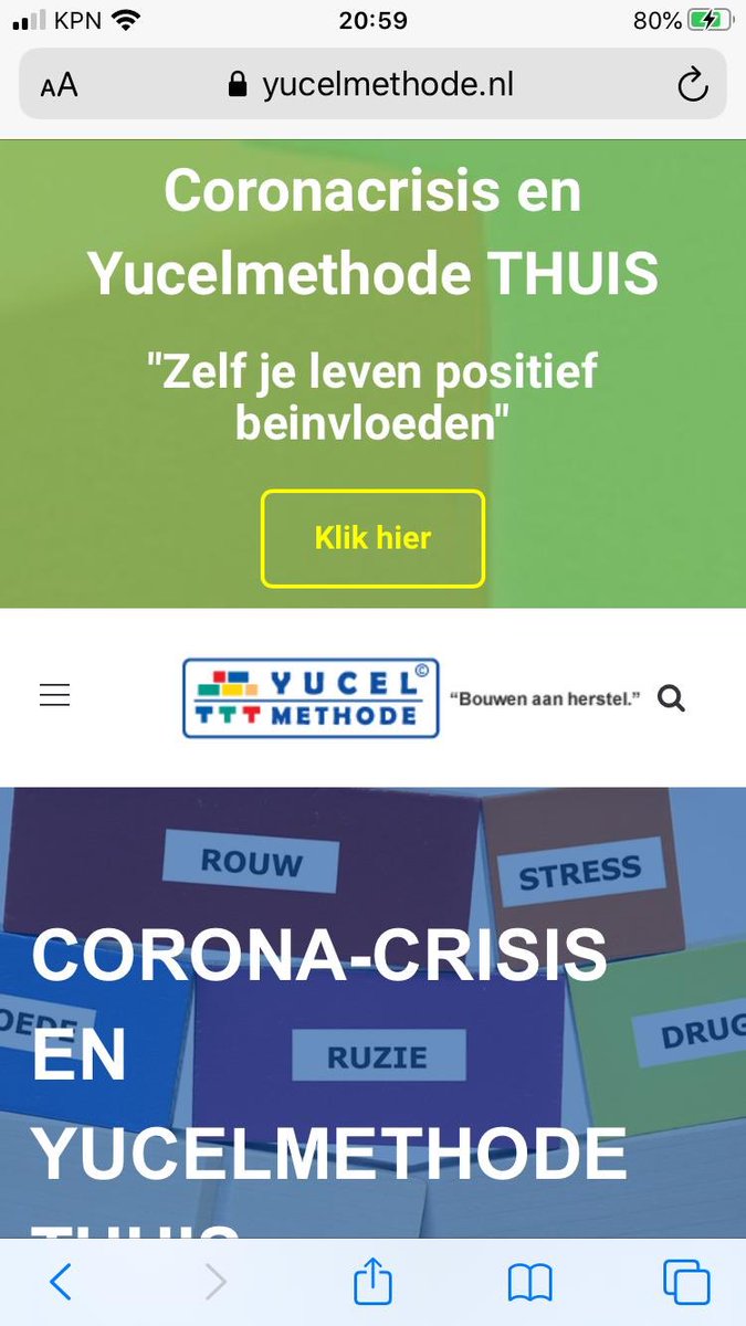 Yucel methode heeft “ Thuis” versie ontwikkeld die nu, in deze moeilijke tijd gratis gebruikt kan worden door hulpvragers en getrainde hulpverleners.  Interesse mail info@yucelmethode.nl