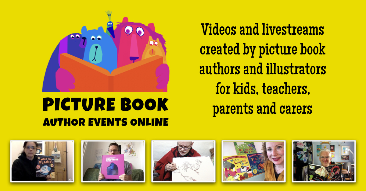 👩‍👦‍👦👪👨‍👧‍👧STAY AT HOME FAMILIES👩‍👩‍👦👨‍👨‍👧‍👦👨‍👩‍👧‍👧
The PICTURE BOOK AUTHOR EVENTS ONLINE Facebook page shares new videos that picture book authors and illustrators have created to help keep your children entertained.
facebook.com/AuthorEventsOn……
🖥📚✒️🎨
#ReadingForPleasure #FreeBookResources