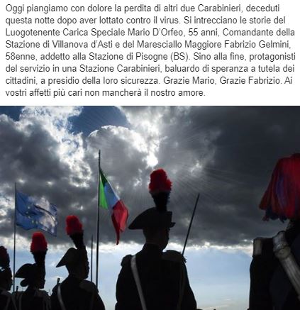 Ciao Mario, Ciao Fabrizio.