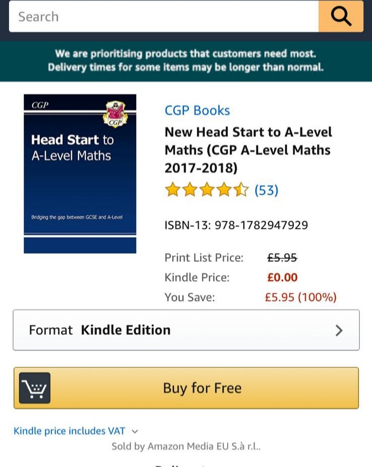 Interested in doing A level maths? 
Get this for free on your kindle!

<a href="/mamaths2/">ma_maths</a> <a href="/Wath_Maths/">Wath Maths Faculty</a> will be useful for your students too!

#alevel #mathsfromhome
