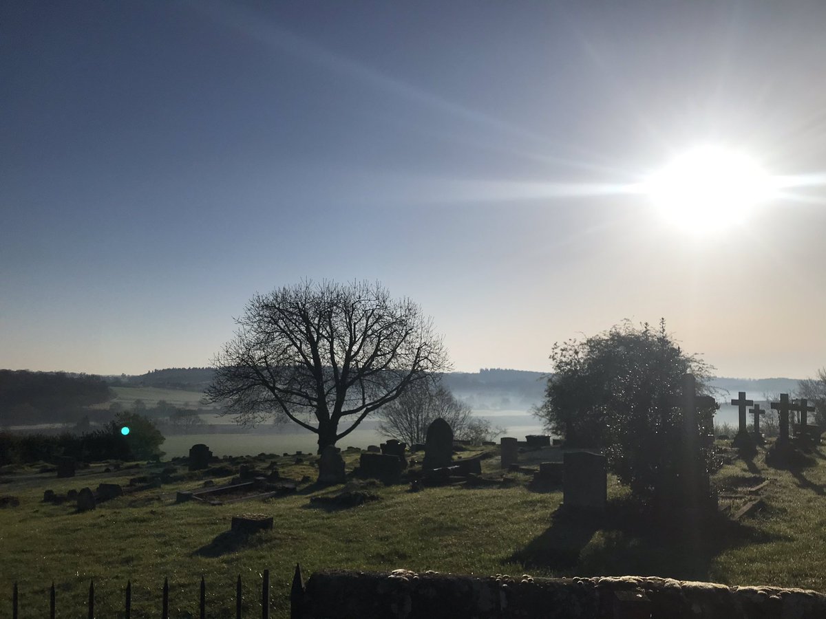 A beautiful view from the church looking towards Stansted. Made the bike ride to school worth it. Well done everyone in the Glemsford community for pulling together this week.