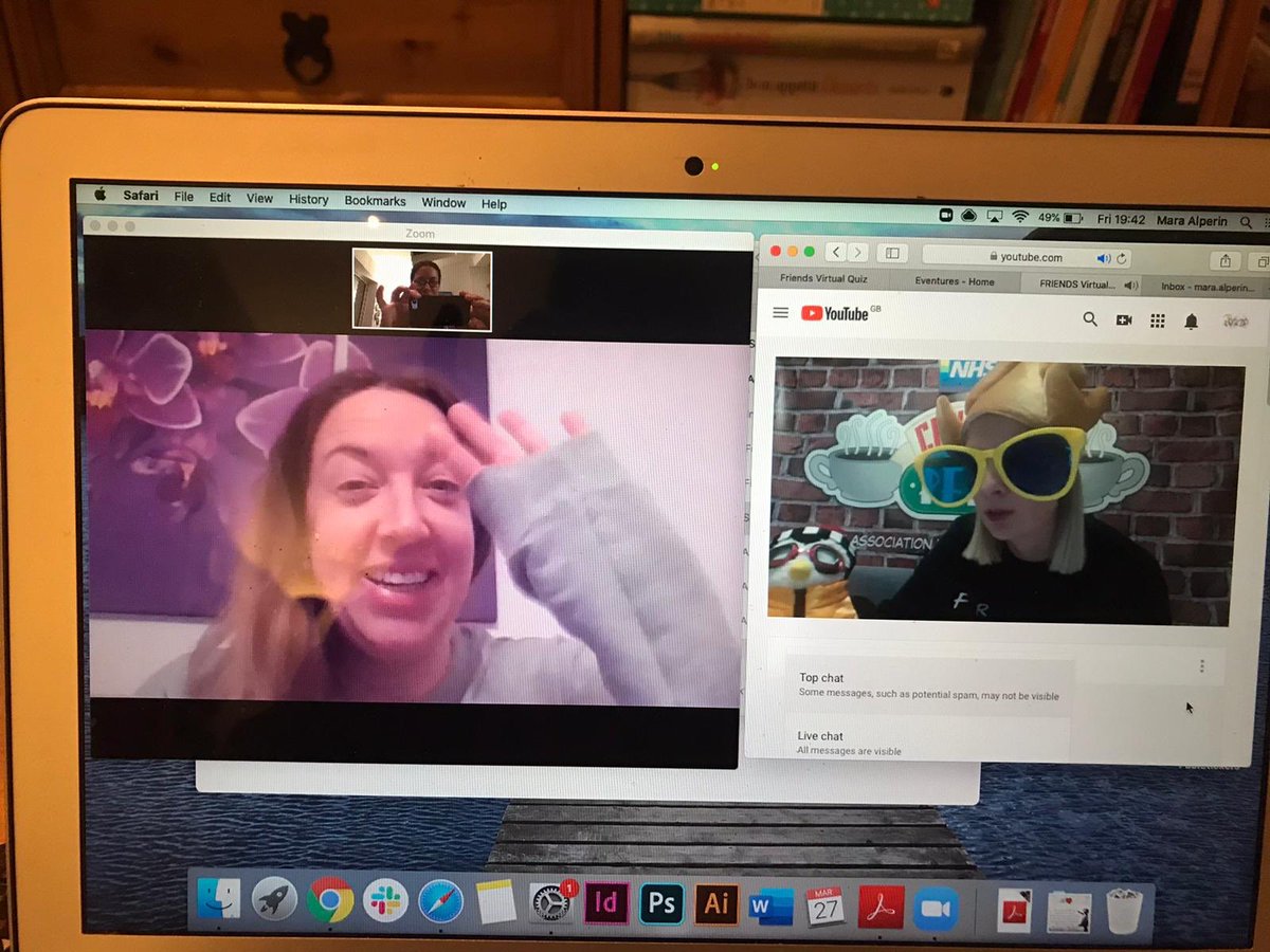 alperinm's tweet image. Thank you Laura and @ukeventures for a great virtual charity F*R*I*E*N*D*S quiz last night. The questions were tough (we got a generous 36 out of 80), but we had a great time! @NHSCharities #friendsquiz