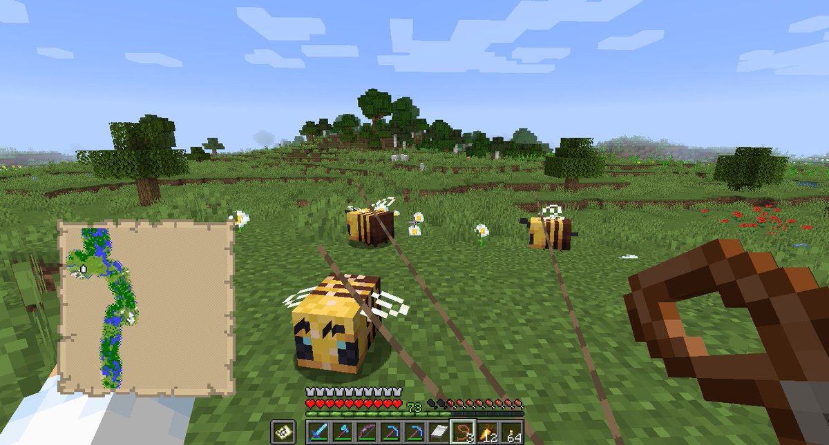 Tatsuya 44 69 Sur Twitter 最近のマイクラ 蜂 を捕まえに遠出したが帰宅時に死なせてしまい悲しんでいたが 自宅で植林するだけで蜂が生成できることを知り あの遠出と悲しみはなんだったのかと思いながらも 養蜂を開始し始めた