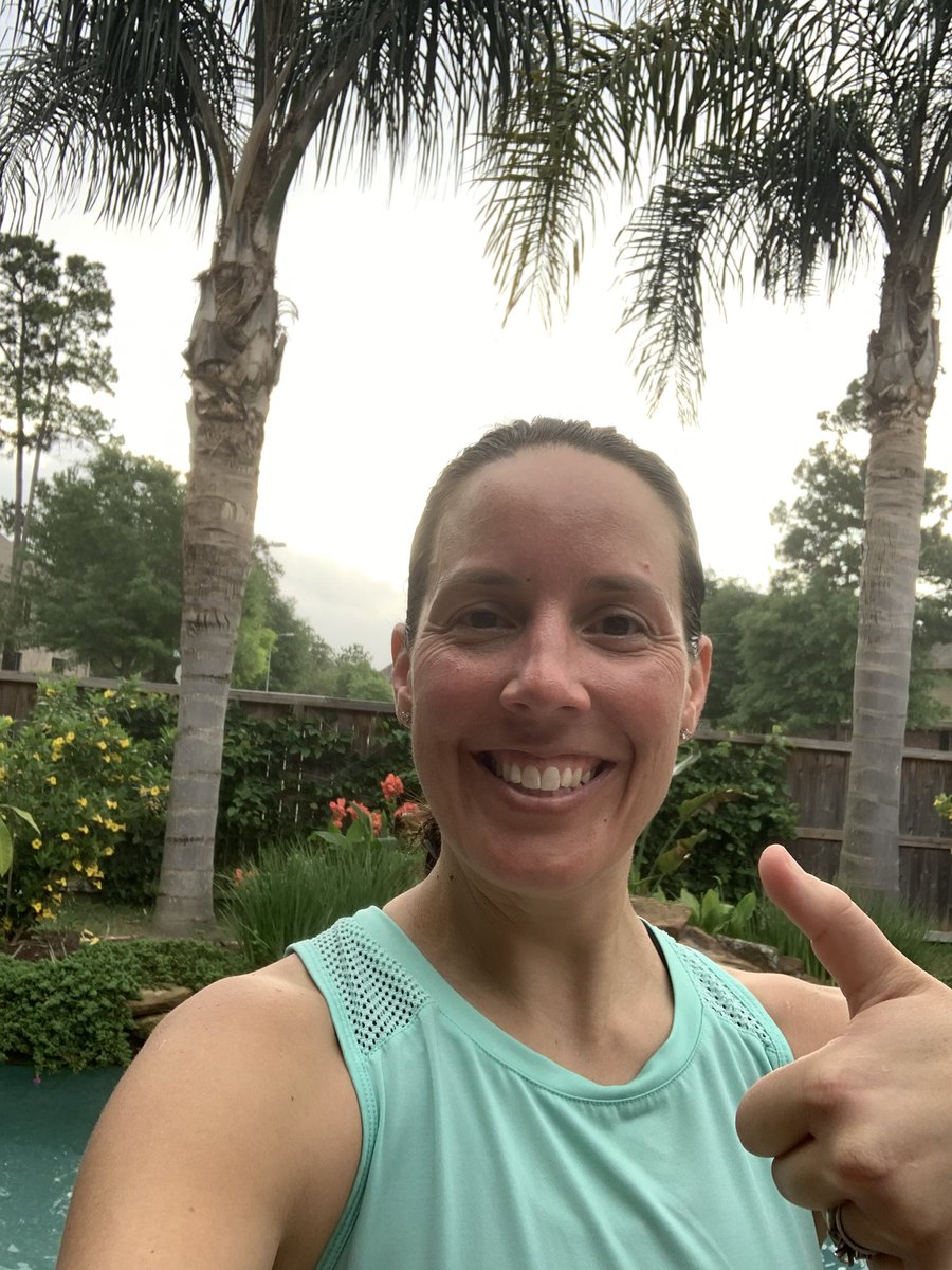 14 sweaty 🥵 miles done, makes 40 for the week!  Using this extra time to become a runner again. #BETTERBULLDOG #comebackstronger <a href="/schsswimanddive/">Summer Creek Swim and Dive</a>