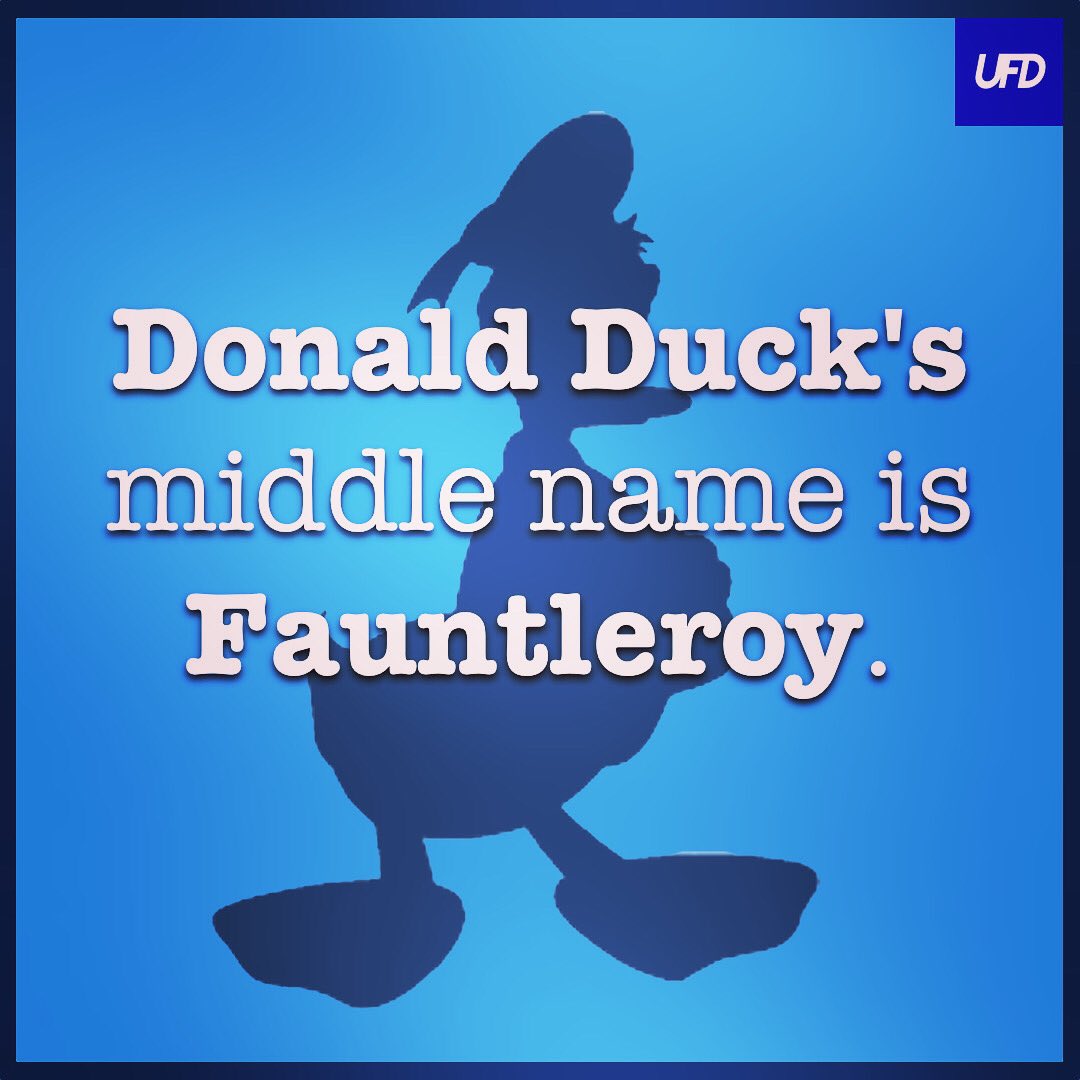 herestheufd's tweet image. Making the constant underlying agitation a little more understandable. #uselessfactoftheday #MiddleNames #DIsneyCharacters #herestheufd