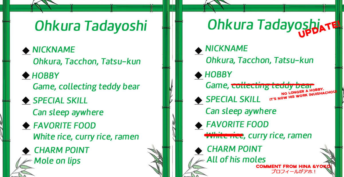 mytsujun's tweet photo. [eng trans] Kanjani8 profile update! のまとめ

based on FC clip 2020.03.28　😂👌 https://t.co/J56cQJ63hc