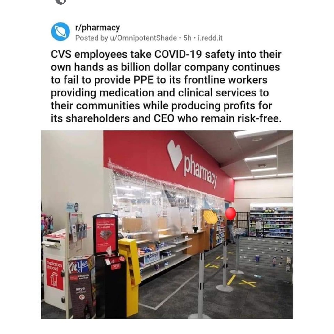 Just another reason to support your local independent pharmacies.  Instead of taking care of their employees and customers, CVS CEOs are picking out where to buy their next vacation home.  #shameful