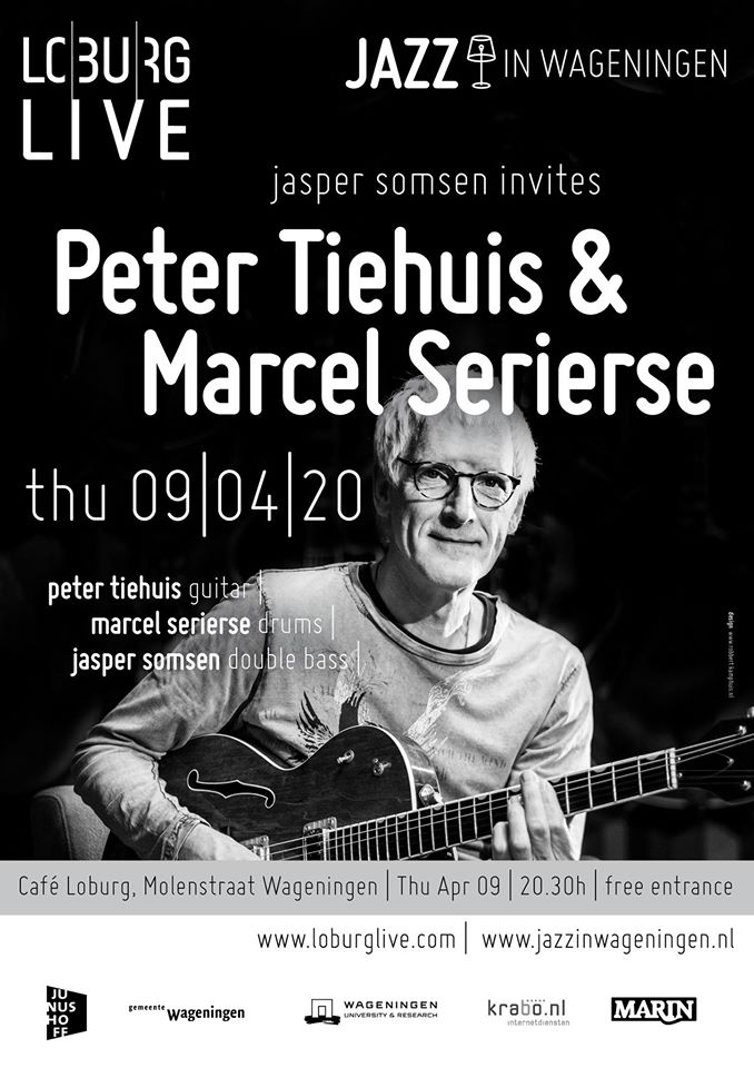 Helaas komt ook de @JasperSomsen Invites avond met Peter Tiehuis &amp; Marcel Serierse in <a href="/CafeLoburg/">Café Loburg</a> te vervallen. Er wordt gezocht naar een nieuwe datum...
-
#jaspersomsen #jaspersomseninvites #petertiehuis #marcelserierse #jazz #jazzinwageningen #cafeloburg #loburglive #wageningen
