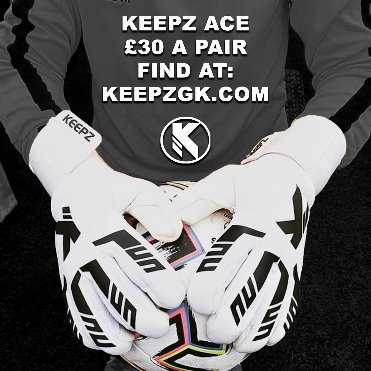KeepzG's tweet photo. How smart do our fresh Keepz Ace gloves look? Loving the cool white and sharp black combo!π₯
You are still able to get your hands on a pair now at: https://t.co/f5NZbparuB
Are you a professional, semi-pro, or academy keeper? Get in touch!
#keepz #gk #gloves #goalkeeping https://t.co/8ObvaEfvaD