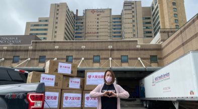 In a show of unity, the #ChineseAmerican community in #Atlanta arranged for the donation of 11,000 #medicalmasks to @GradyHealth on Thursday
buff.ly/2JkawPM