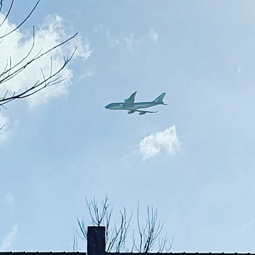 End of an Era. Just happen to catch the last departure of a KLM 747 from Schiphol En route to Mexico city. KLM will retire their Jumbo. It flew low a long time so likely a fairwell departure. Scheduled to return tomorrow. #KLM #boeing747