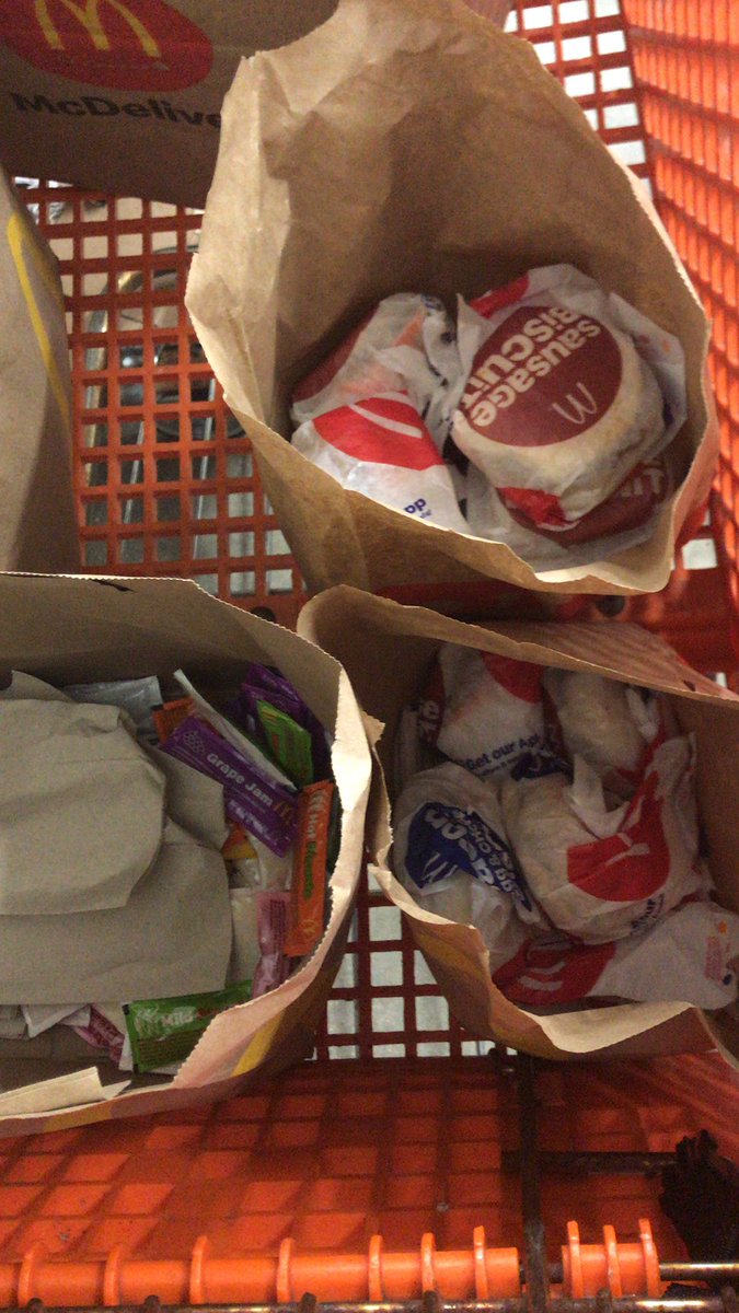 Today McDonalds for the associates. Breakfast sandwiches and later burgers.