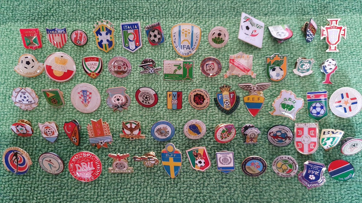 Badges of FIFA national teams. (Just missing Central African Republic)