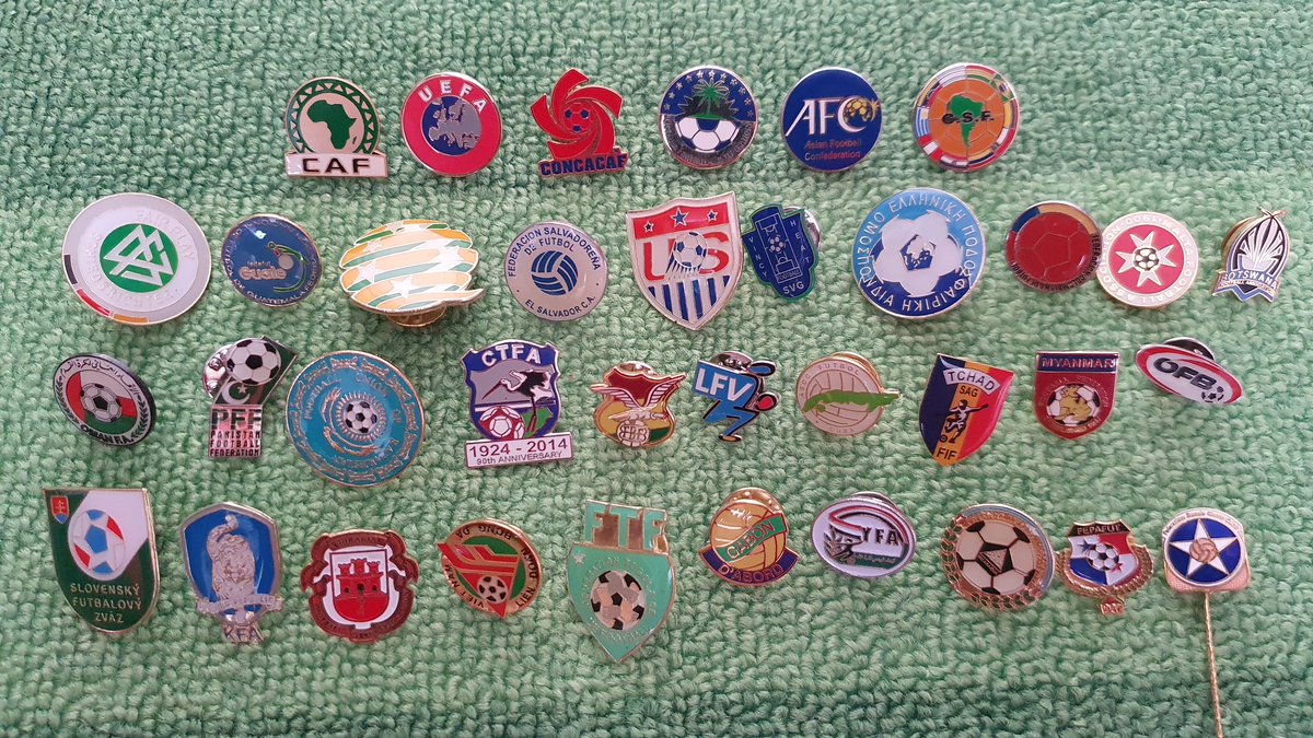 Badges of FIFA national teams. (Just missing Central African Republic)